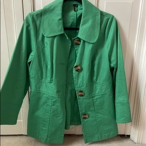 Ambition green collared jacket size M